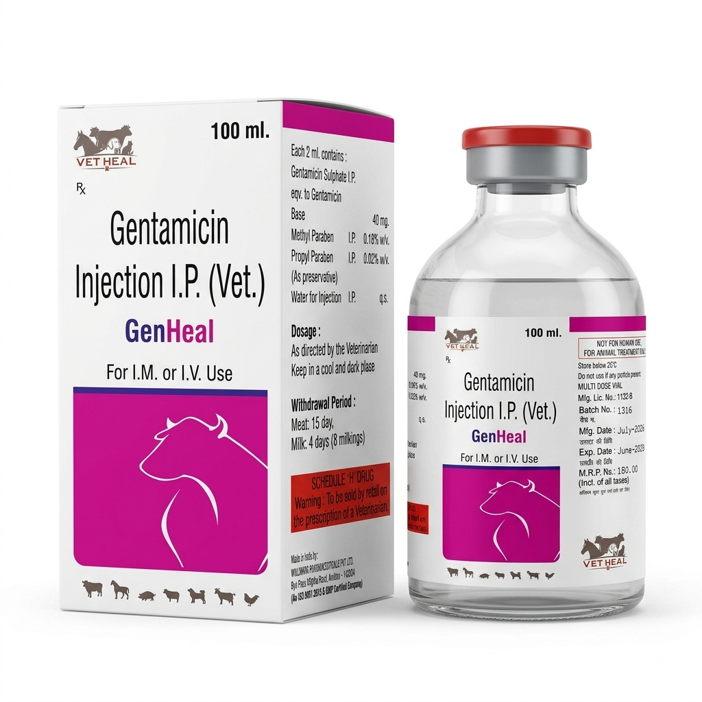 Injectable antibiotic range